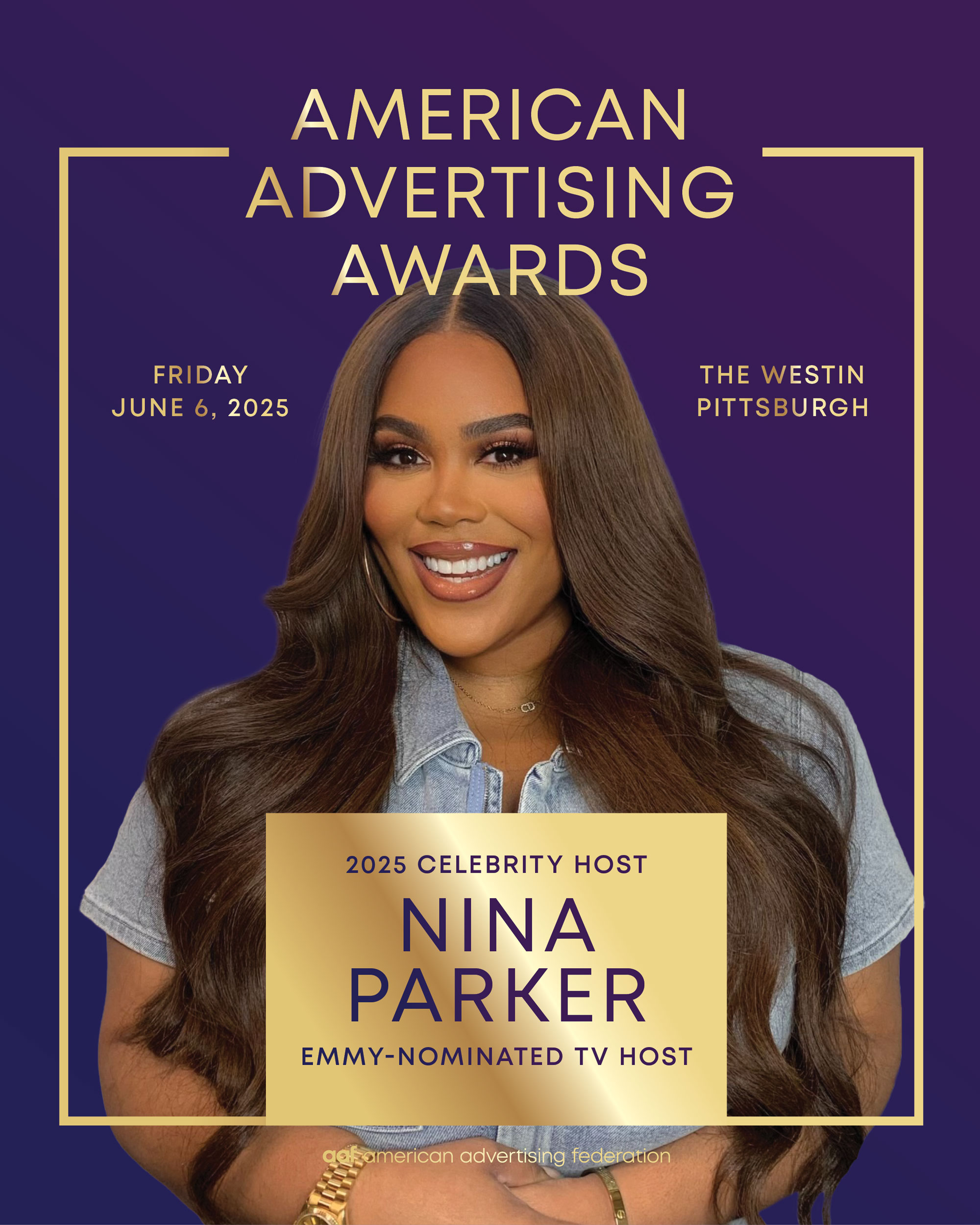 Nina Parker - Host of the 2025 American Advertising Awards